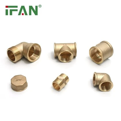 Muag Direct 1/2"-2" Brass Color PEX Brass Fitting